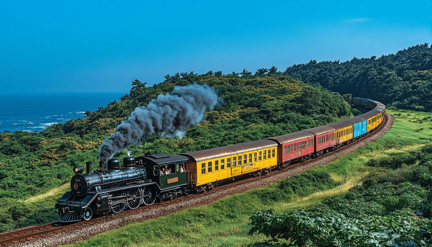 A visiter - Voyage pittoresque sur le chemin de fer touristique d'Anse, une escapade en petit train